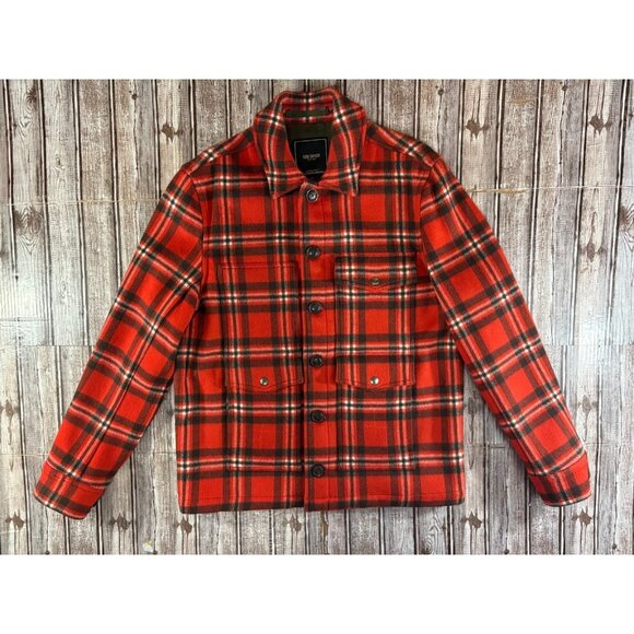 Todd Snyder Other - Todd Snyder Thick Wool Mackinaw Jacket size Medium color plaid Red Black NWOT